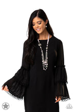 Load image into Gallery viewer, All The Trimmings - Pink Earrings/ Necklace Set