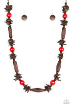 Load image into Gallery viewer, Cozumel Coast - Red Necklace