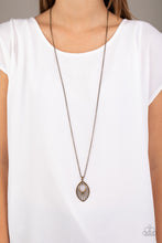 Load image into Gallery viewer, Court Couture - Brass Earrings/ Necklace Set