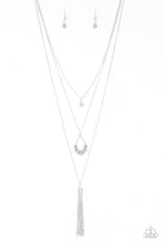 Load image into Gallery viewer, Be Fancy - Silver Earrings/ Necklace Set