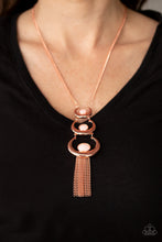 Load image into Gallery viewer, As MOON As I Can - Copper Rose Gold Earrings/ Necklace Set