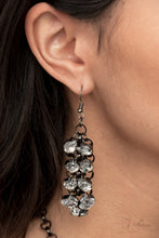 Load image into Gallery viewer, Ambitious Zi Collection Black/White Earrings/Necklace Set