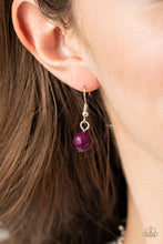 Load image into Gallery viewer, BEAD Your Own Drum - Purple Earrings/ Necklace Set