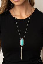 Load image into Gallery viewer, Ethereal Eden - Blue Earrings/ Necklace Set