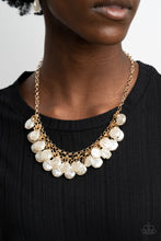Load image into Gallery viewer, BEACHFRONT and Center - Gold Earrings/ Necklace Set