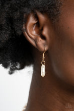 Load image into Gallery viewer, BEACHFRONT and Center - Gold Earrings/ Necklace Set