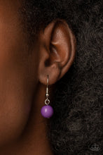 Load image into Gallery viewer, Bauble Bonanza - Purple Earrings/ Necklace Set