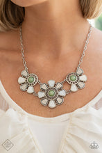 Load image into Gallery viewer, Aquatic Garden - Green Earrings/ Necklace Set