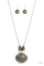 Load image into Gallery viewer, Archipelago Artisan - Green Earrings/ Necklace Set