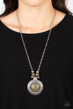 Load image into Gallery viewer, Archipelago Artisan - Green Earrings/ Necklace Set