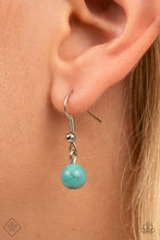 Load image into Gallery viewer, Badlands Treasure Hunt - Blue Earrings/ Necklace Set