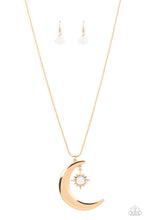 Load image into Gallery viewer, Astral Ascension - Gold Earrings/ Necklace Set