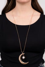 Load image into Gallery viewer, Astral Ascension - Gold Earrings/ Necklace Set