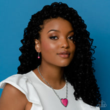 Load image into Gallery viewer, Authentic Admirer - Pink Earrings/ Necklace Set