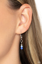 Load image into Gallery viewer, Beaming Bling - Blue Earrings/ Necklace Set