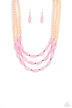 Load image into Gallery viewer, I BEAD You Now - Pink Earrings/ Necklace Set