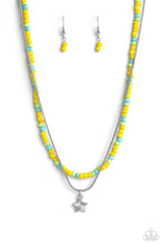 Load image into Gallery viewer, Starry Serendipity - Multi Necklace w/ Yellow Earrings