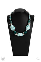 Load image into Gallery viewer, In Good Glazes - Blue Earrings/ Necklace Set
