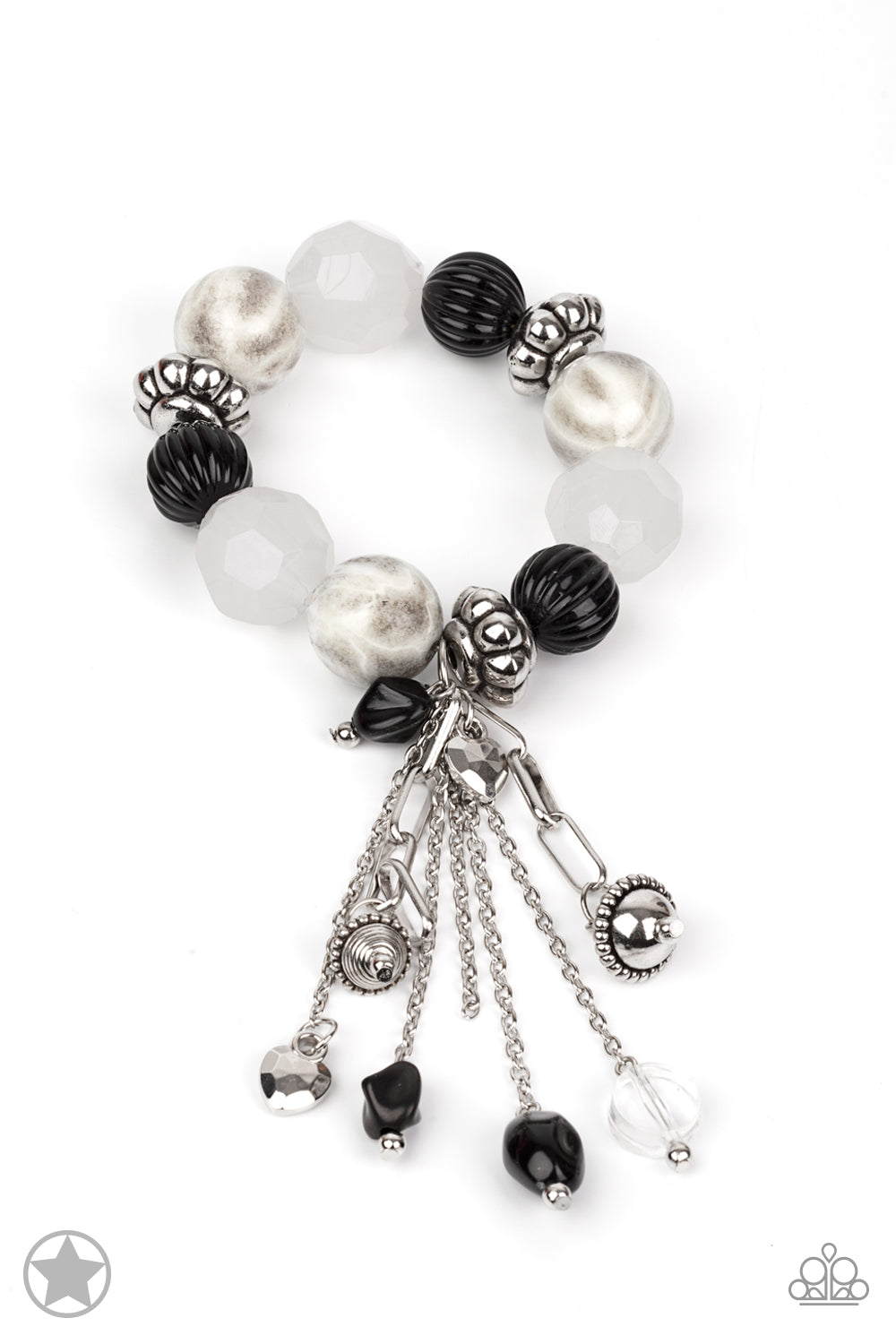 Lights! Camera! Action! Black Multi Bracelet