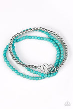 Load image into Gallery viewer, Collect Moments - Blue Stretch Bracelet

