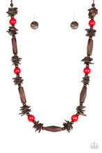 Load image into Gallery viewer, Cozumel Coast - Red Necklace
