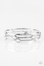 Load image into Gallery viewer, Bangle Belle - White Bangle Bracelet
