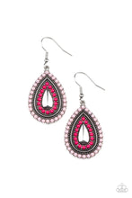 Load image into Gallery viewer, Beaded Bonanza - Pink Earrings
