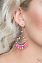 Load image into Gallery viewer, Babe Alert - Pink Earrings
