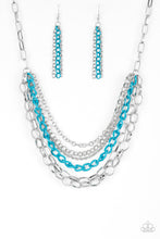 Load image into Gallery viewer, Color Bomb - Blue Necklace
