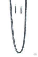 Load image into Gallery viewer, Colorful Calamity - Blue Necklace
