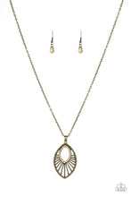 Load image into Gallery viewer, Court Couture - Brass Earrings/ Necklace Set
