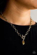 Load image into Gallery viewer, Club Sparkle - Brass Necklace
