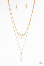 Load image into Gallery viewer, Basic Groundwork - Gold Earrings/ Necklace Set
