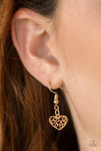 Load image into Gallery viewer, Another Love Story - Gold Earrings/ Necklace Set
