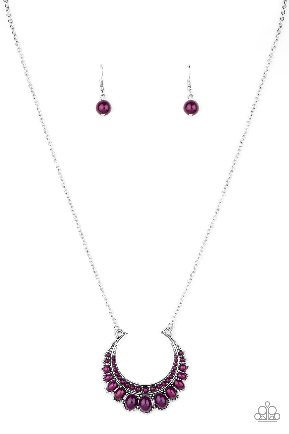 Count To ZEN - Purple Necklace