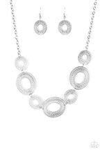 Load image into Gallery viewer, Basically Baltic - Silver Earrings/ Necklace Set
