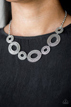 Load image into Gallery viewer, Basically Baltic - Silver Earrings/ Necklace Set
