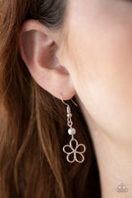 Load image into Gallery viewer, Always Abloom - Silver Earrings/ Necklace Set
