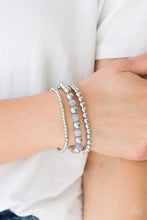 Load image into Gallery viewer, Always On The GLOW - Silver Stretch Bracelet
