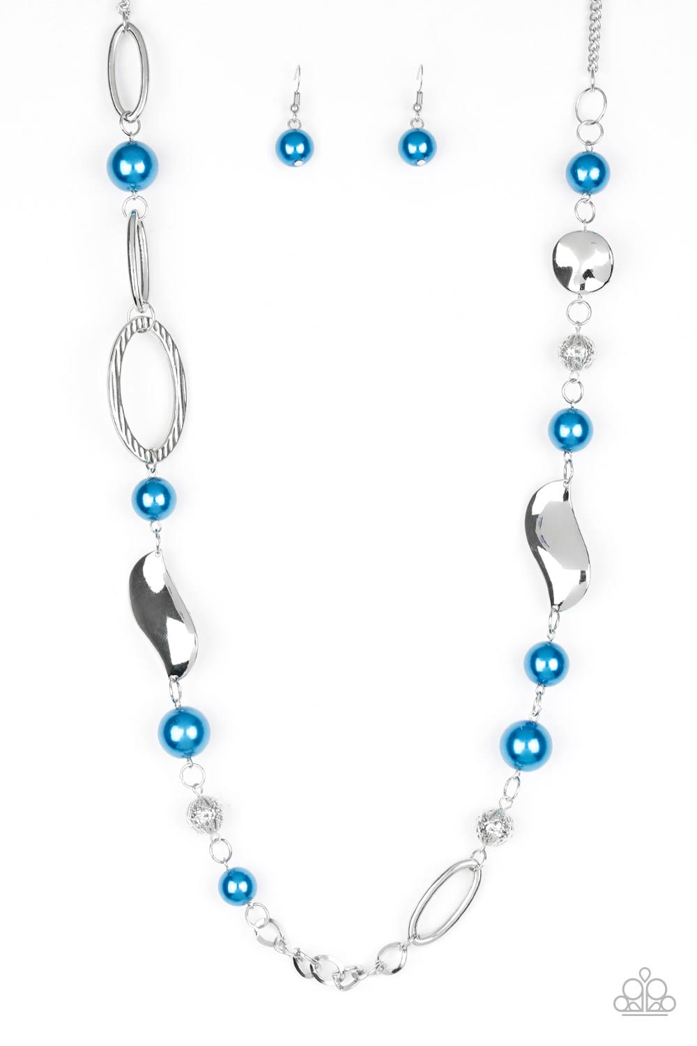 All About Me - Blue Earrings/ Necklace Set