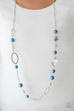 Load image into Gallery viewer, All About Me - Blue Earrings/ Necklace Set
