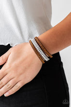 Load image into Gallery viewer, Rollin In Rhinestones - Brown Necklace
