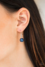Load image into Gallery viewer, Rockin Rockette - Blue Earrings/ Necklace Set
