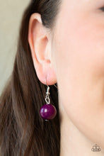 Load image into Gallery viewer, Top Pop - Purple Earrings/ Necklace Set
