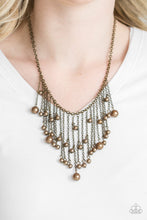 Load image into Gallery viewer, Catwalk Champ - Brass Necklace
