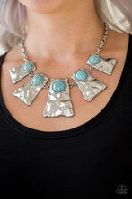 Load image into Gallery viewer, Cougar - Blue Necklace
