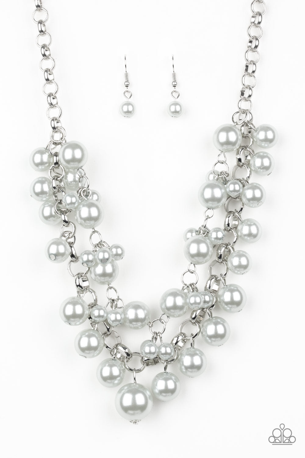 BALLROOM Service - Silver Earrings/ Necklace Set