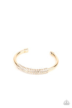 Load image into Gallery viewer, Day to Day Dazzle - Gold cuff bracelet
