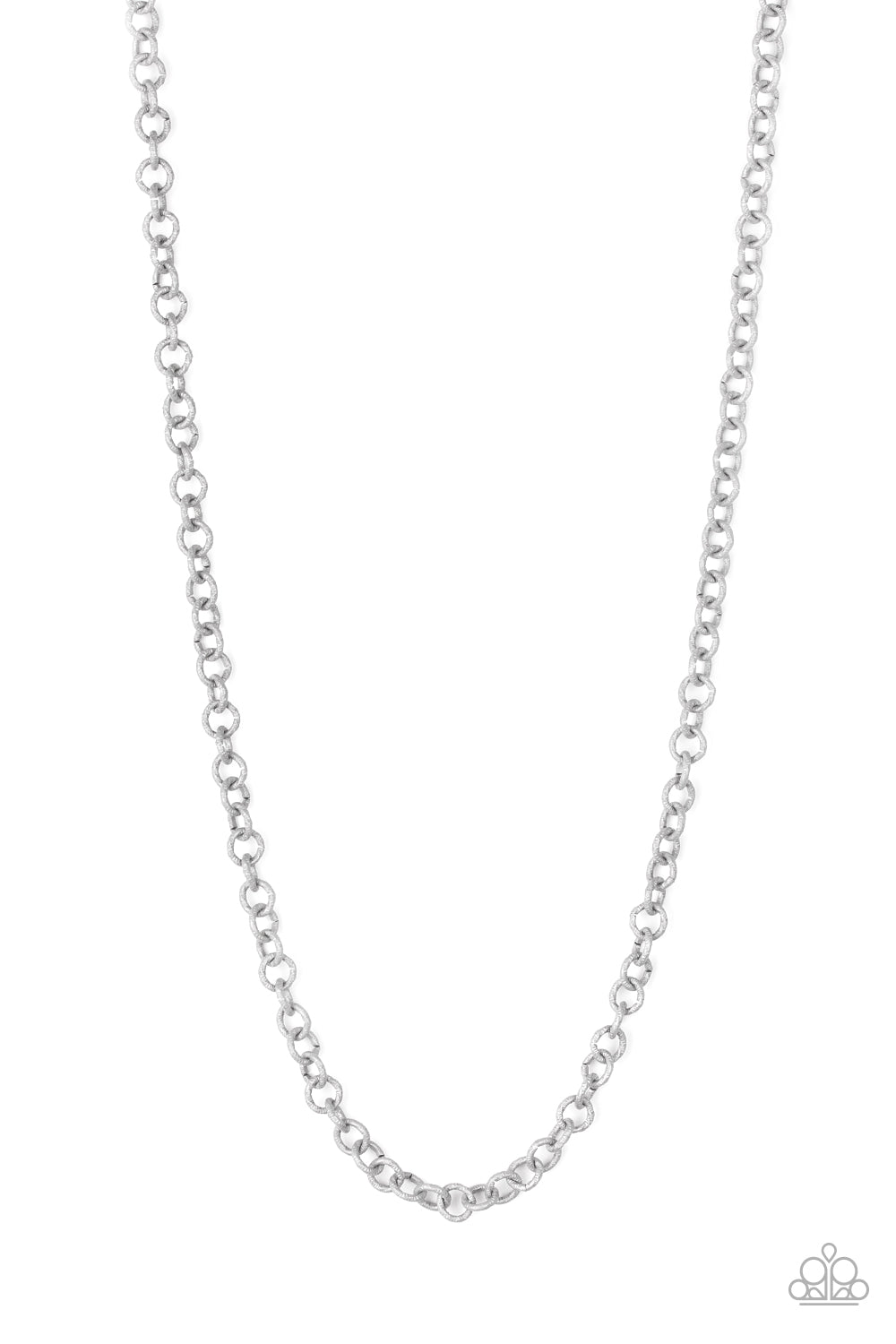 Courtside Couture - Silver Urban Necklace