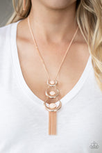 Load image into Gallery viewer, As MOON As I Can - Rose Gold Earrings/ Necklace Set
